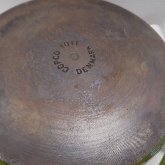 Rare MCM COPCO Denmark 4 qt Iron Enamelware Roaster Dutch Oven Pot Michael Lax - Picture 9 of 12